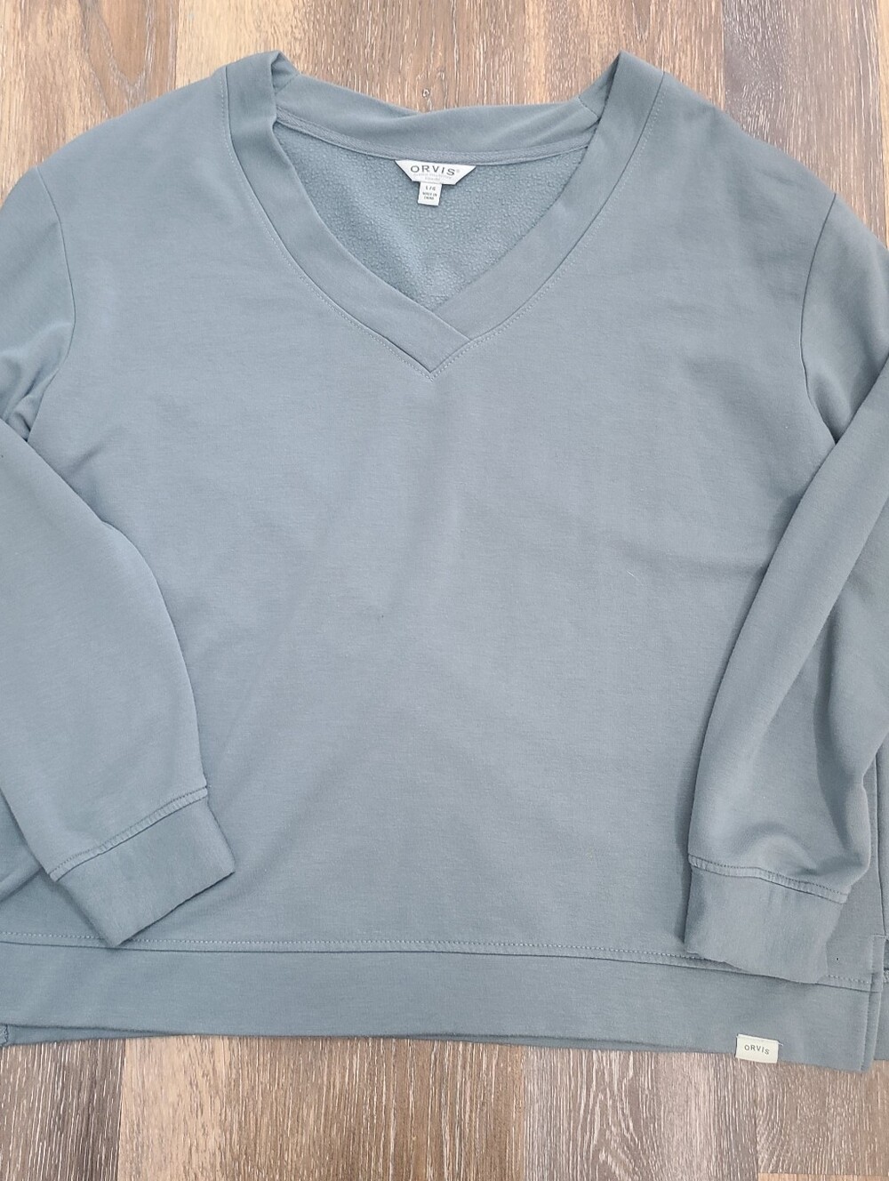 Orvis V-neck Sweatshirt Women's Size Large